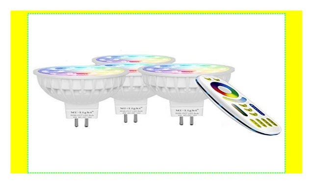 Lighteu 4x 4w Gu5 3 Mr16 12v Wifi Led Lampe Rgb Farbe Original Mi