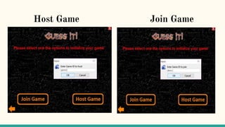Host Game Join Game
 
