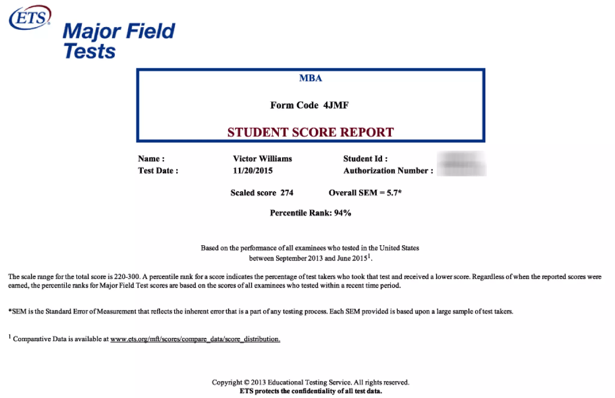 Major Field Test | PDF