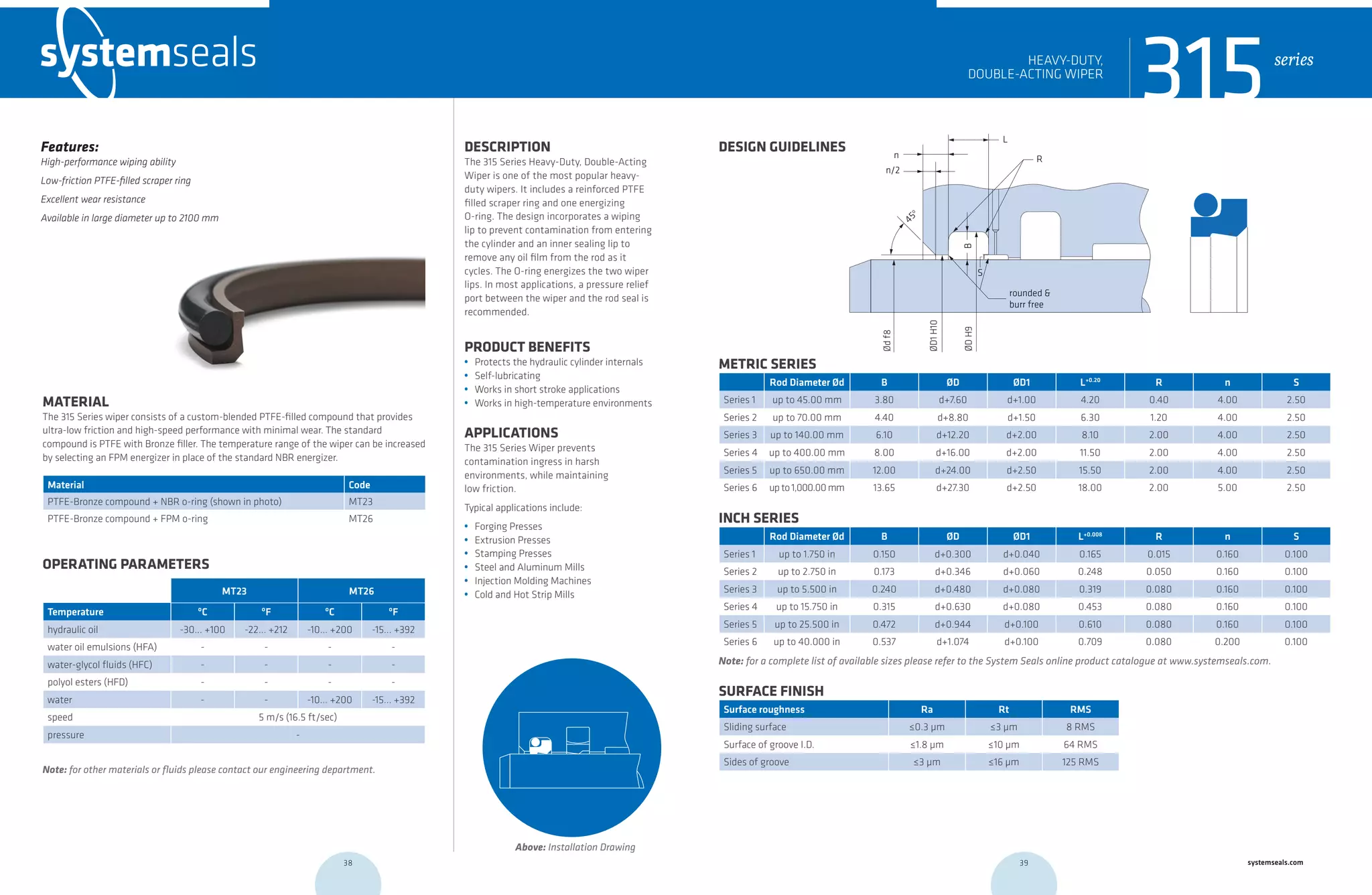 System Seals Steel Brochure | PDF