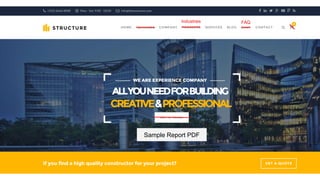 Industries FAQ
Sample Report PDF
 