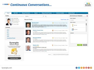 ……………………………………………………………………………………………………………………………………………………………………………………………………………………………………
Continuous Conversations...
Synergita.com
……………………………………………………………………………………………………………………………………………………………………………………………………………………………………
 