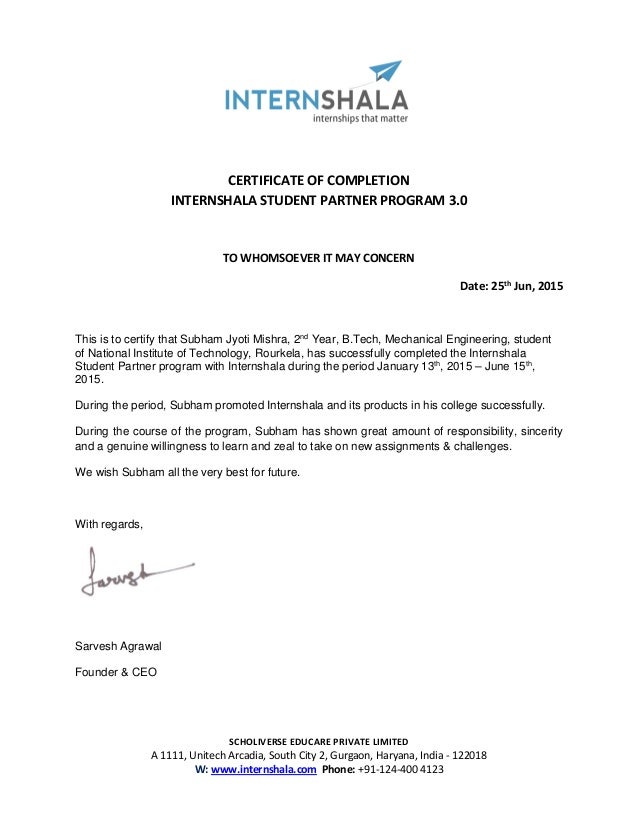 equity agreement employment with ISP 3.0