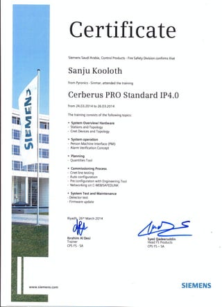 Cerberus PRO Standard IP4.0-CERTIFICATE