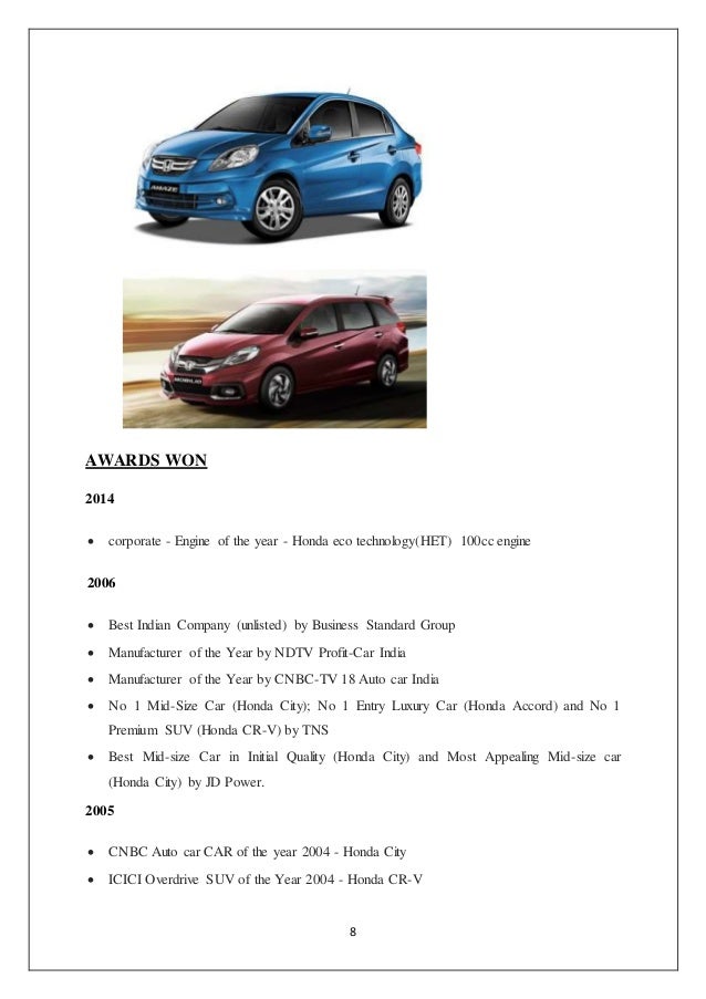 Honda annual report