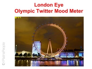 London Eye
Olympic Twitter Mood Meter
 