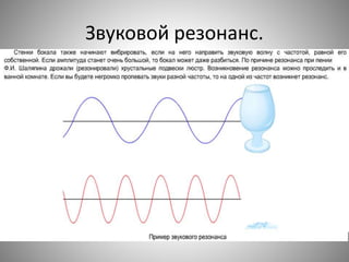 Звуковой резонанс.
 