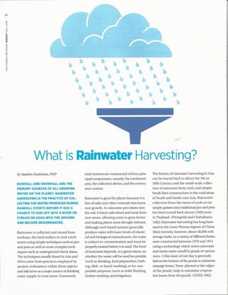 What is Rainwater Harvesting