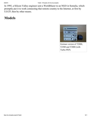 Telebit - Wikipedia, the free encyclopedia | PDF