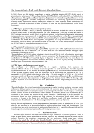 The Impact of Foreign Trade on the Economic Growth of Ghana | PDF