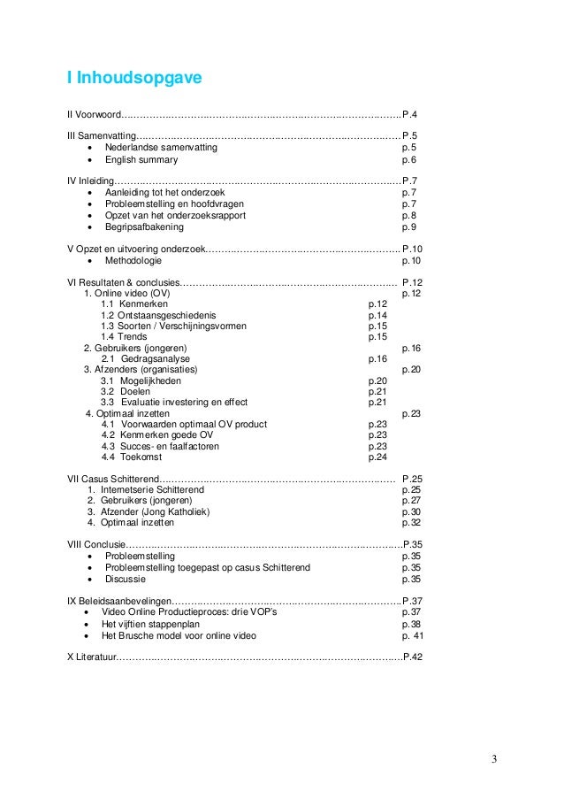 Scriptie Online Video