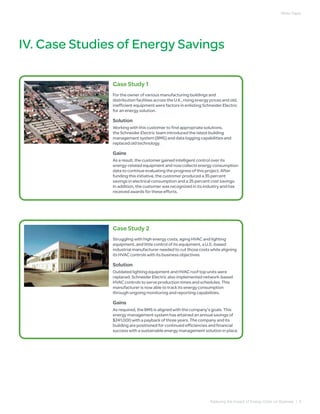 Energy Efficiency Reducing Impact Energy