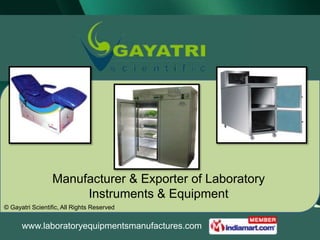 Manufacturer & Exporter of Laboratory Instruments & Equipment 