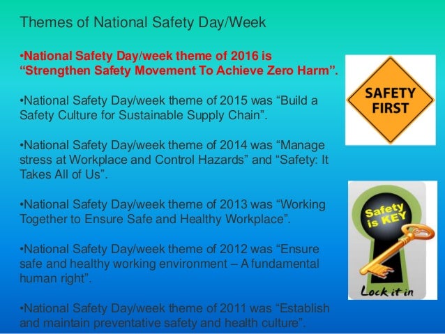 Happy National Safety Day