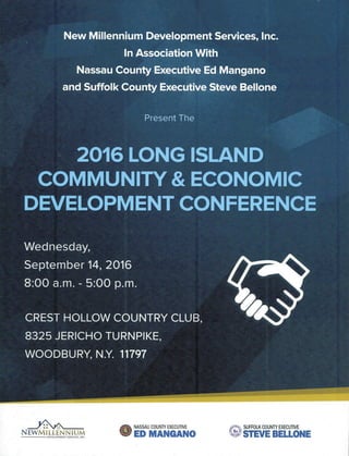 2016 Long Island Community & Economic Development Conference