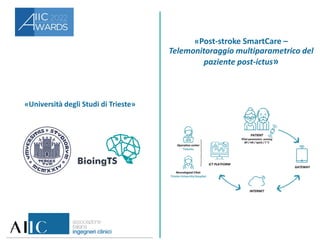 «Università degli Studi di Trieste»
«Post-stroke SmartCare –
Telemonitoraggio multiparametrico del
paziente post-ictus»
 