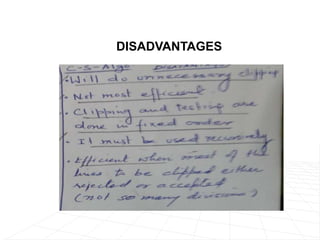 DISADVANTAGES
 