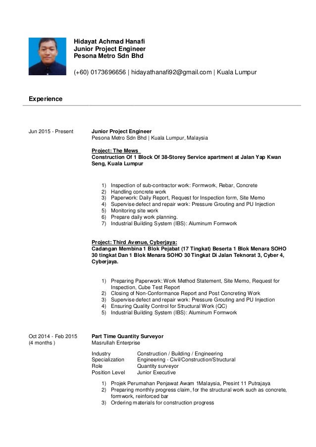 Hidayat Achmad Hanafi - Resume