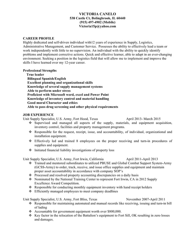 VICTORIA CANELO Resume PDF - VICTORIA CANELO Resume 1 638 