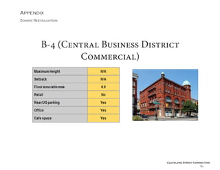 Cleveland Street Connection
81
Zoning Reevaluation
Appendix
B-4 (Central Business District
Commercial)
 