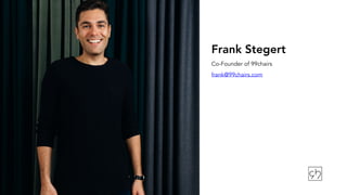 Frank Stegert
Co-Founder of 99chairs
frank@99chairs.com
 