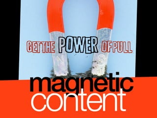 magnetic
content
getthe powerofpull
 