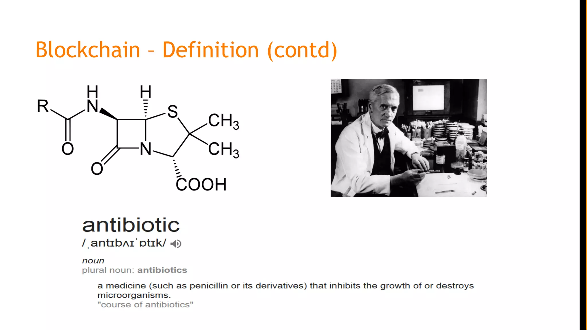 Blockchain – Definition (contd)
 