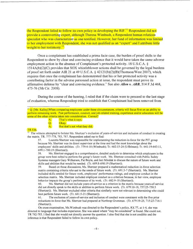 Seguin ALJ Decision Highlighted