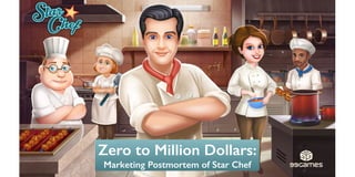 Zero to Million Dollars:
Marketing Postmortem of Star Chef
 