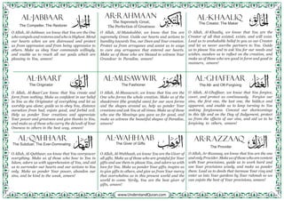 99 names Of Allah | PDF