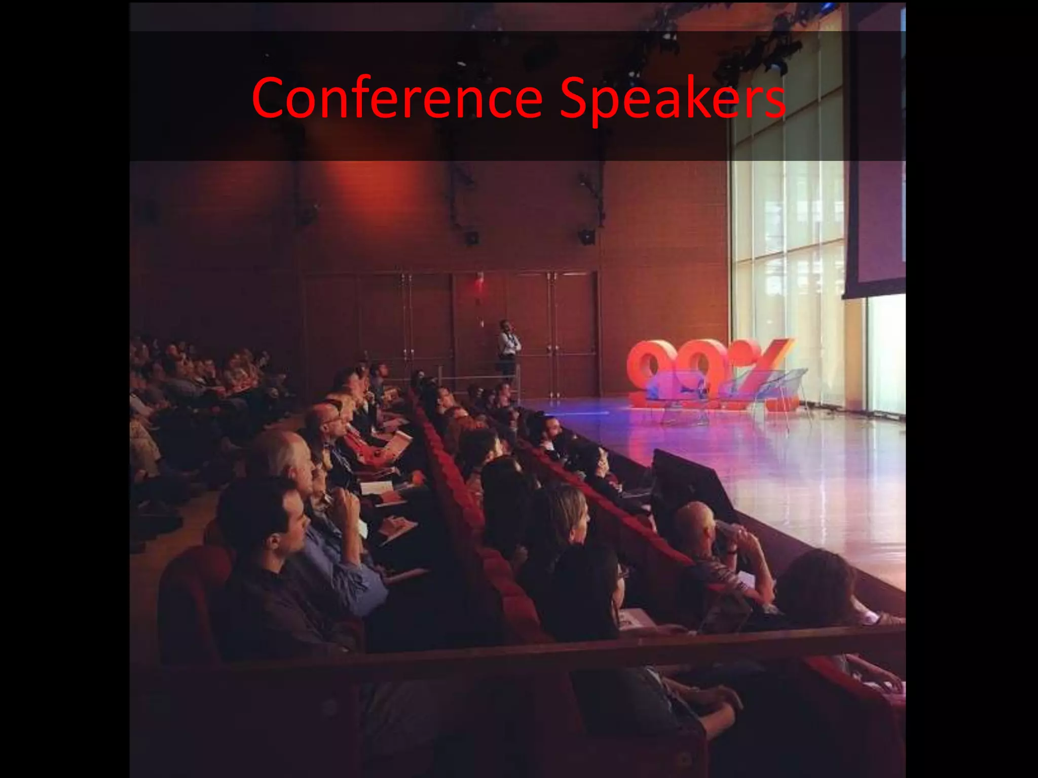 Conference Speakers
 