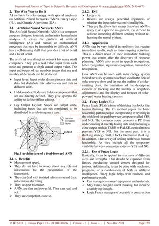 Review on Solar Power System with Artificial Intelligence | PDF