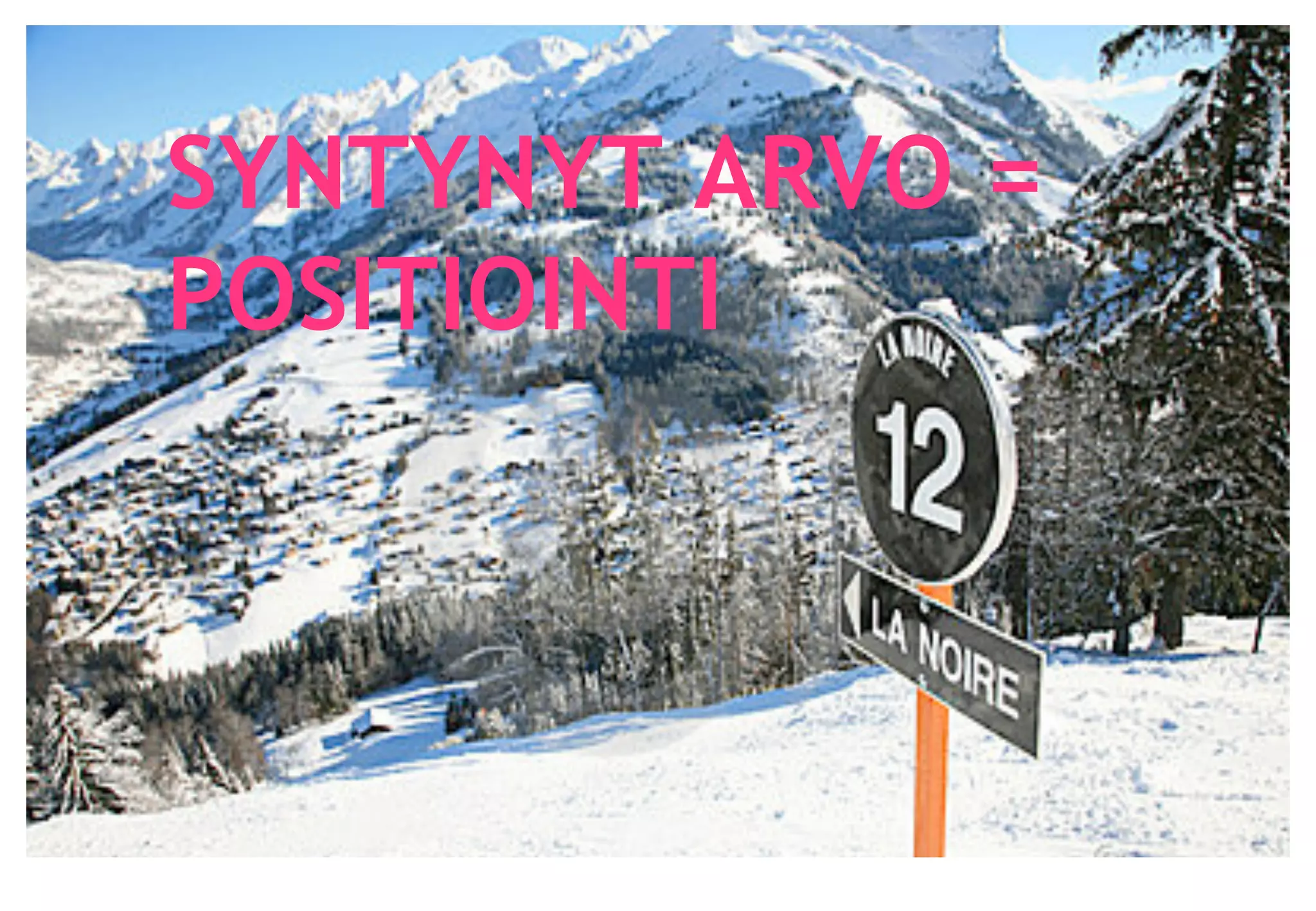 SYNTYNYT ARVO =
POSITIOINTI
 