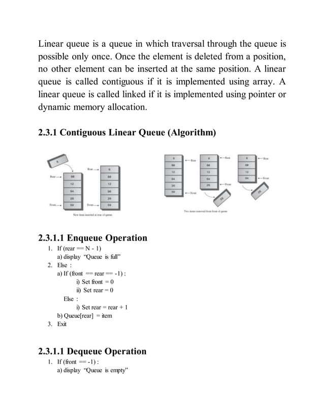 Queue - Operations and Implementations | PDF