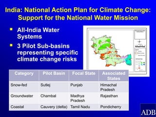 ADB, Climate Change and Water Security in South Asia, by Arnaud ...
