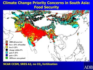 ADB, Climate Change and Water Security in South Asia, by Arnaud ...
