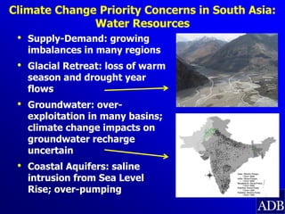 ADB, Climate Change and Water Security in South Asia, by Arnaud ...
