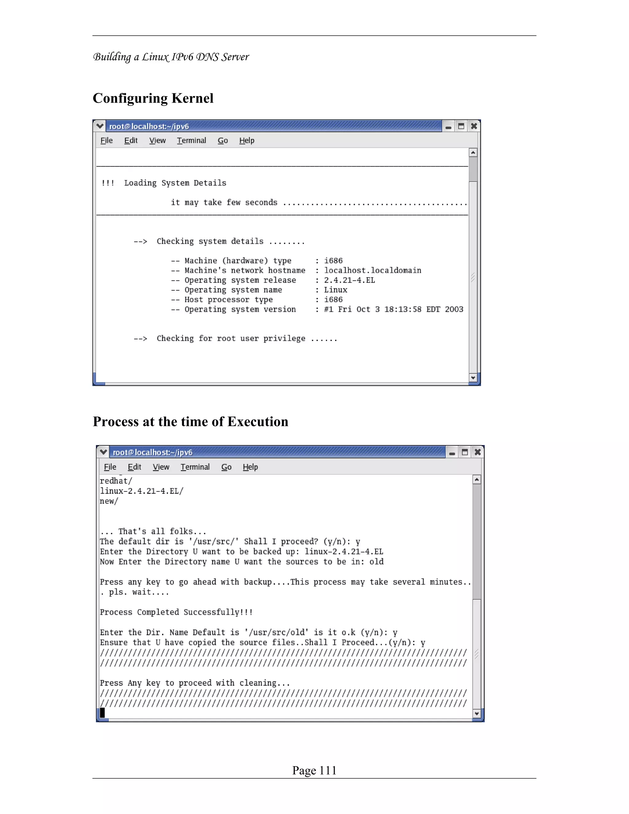 Screen Shots of Building IPv6 DNS Server (Screen shots)