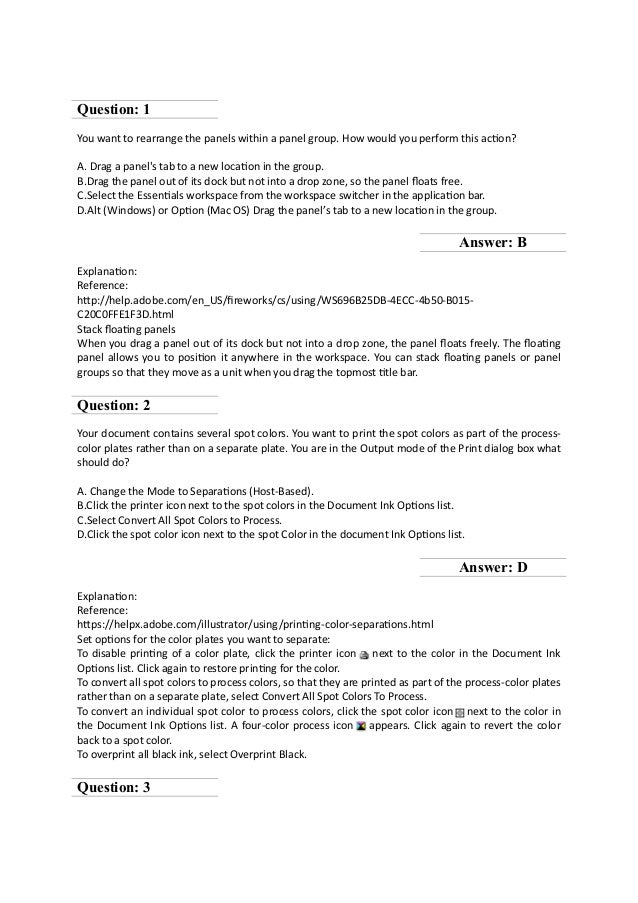 9a0 333 Dumps Adobe Illustrator 9a0 333 Exam Questions Pdf 18