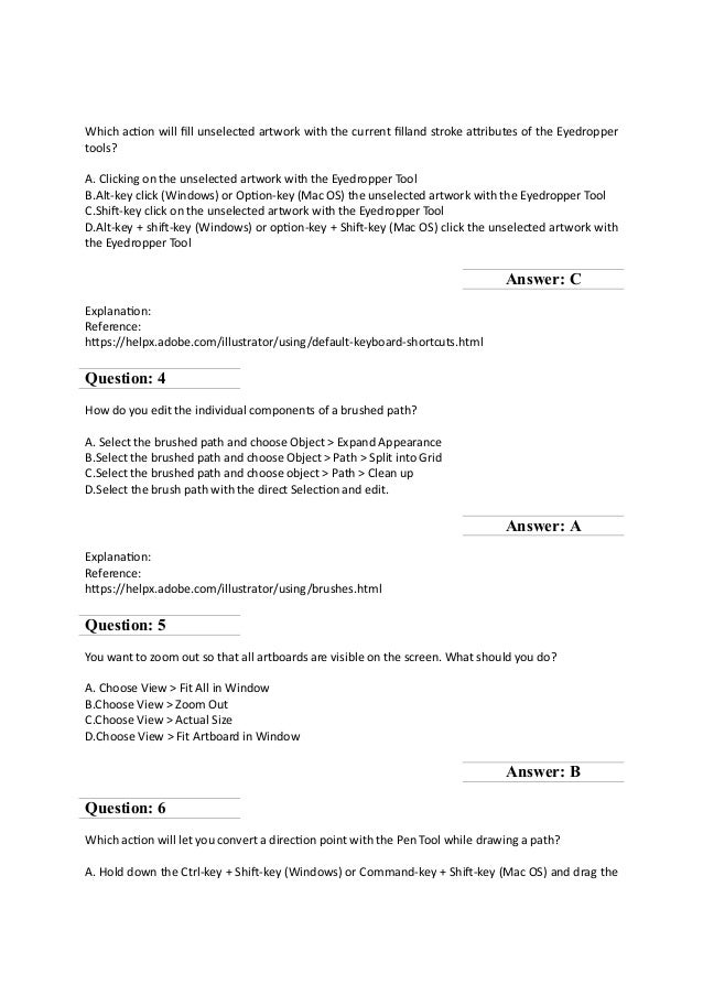 9a0 333 Dumps Adobe Illustrator 9a0 333 Exam Questions Pdf 18