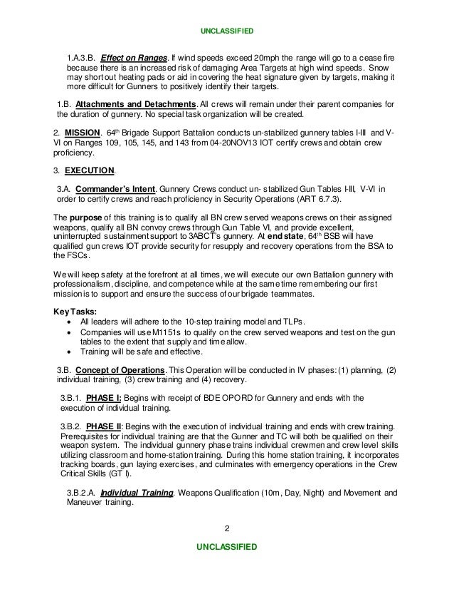 Opord Nov13mountaineergunnery Working