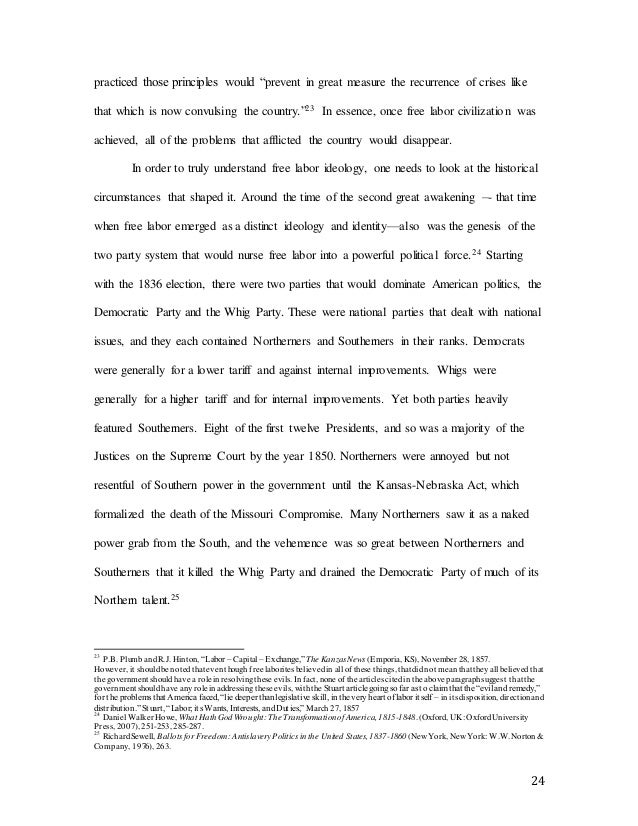 Labor Ideologies And The Freedmen S Bureau