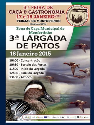 ÔHotels & ResortsMonfortinho
Termasde Monfortinho
6060-072 Monfortinho
Portugal
Tel: +351 277 430 435
Fax: +351 277 430 409
reservasmonfortinho@Ohotelsandresorts.com
ACTIVIDADES
 