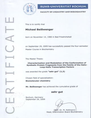Master-Certificate