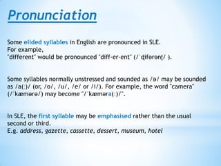 Sle Example SLE | PDF