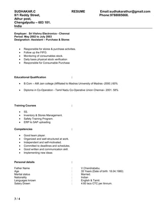 Sudhakar Resume new | DOC