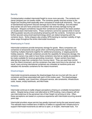 Intermodal notes | PDF