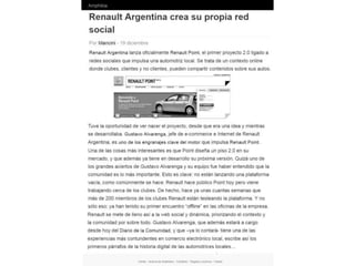 Amphibia - Renault Point - Desarrollo Argentonia - Leonardo Penotti