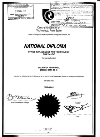 National Diploma 001