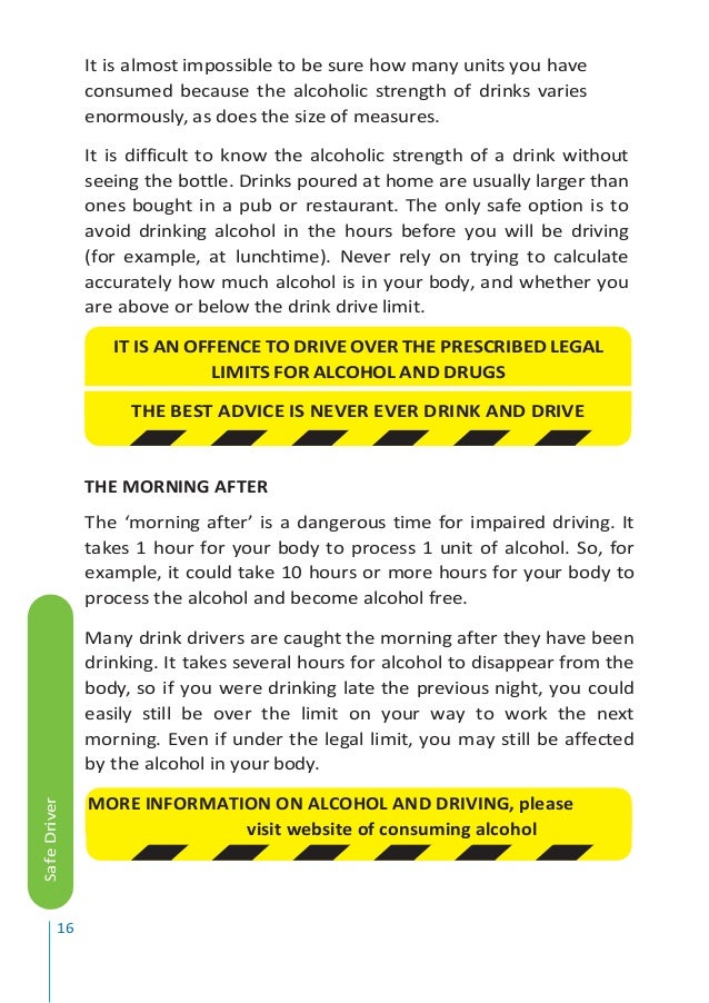 Drivers Handbook for Safe Driving